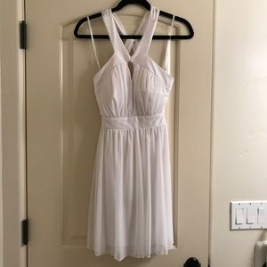 B. Darling Backless White Dress